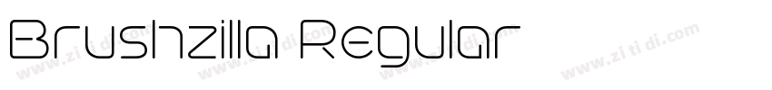 Brushzilla Regular字体转换 Brushzilla Regular字体转换